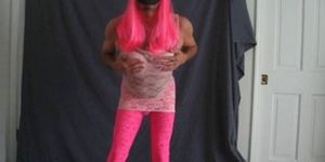 Sissy ReallyGets Turned on Wearing Pink