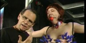 Big tits hottie gets enjoys a BDSM session with her mas
