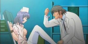 Hentai doctor makes sex experiments on a nurse