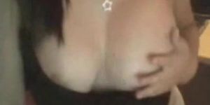Cute asian webcam whore with big tits