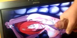 Cum tribute to Erza Scarlet from Fairy Tail