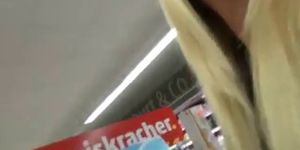 Blowjob at the supermarket anal in car