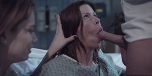 Scared insane MILF patient got banged in a hospital (Alexis Fawx)