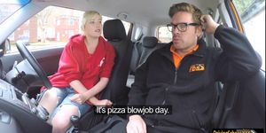 Blonde babe Misha MayFair pounded by driving instructor