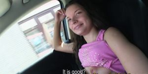 Horny hitch hiking teen wants drivers cock