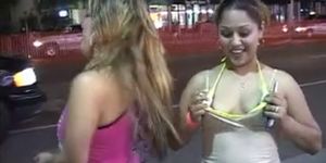 Latina girls having wild sex party