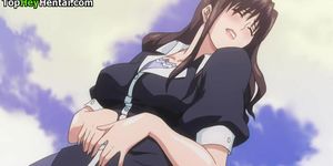 Hentai big tits teacher having rough anal sex