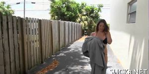 Babe from street gets fucked