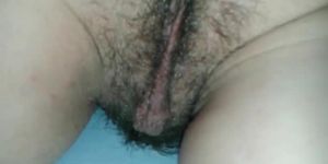 Hairy resting Milfs Pussy and Asscrack