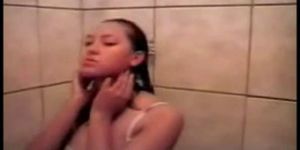 Teens in the shower