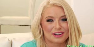 Gorgeous floosy anikka albrite gets body caressed well
