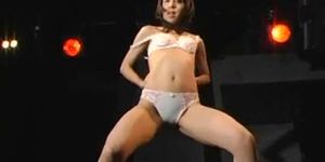 sexy hairy japanese girl hot gogo teasing dance