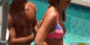 Saw this Girl at the pool