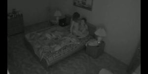 Amateur couple have sex on hidden cam