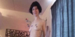Tattooed mature chick fucked and creampied
