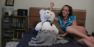 A Girl And Her Teddy Bear