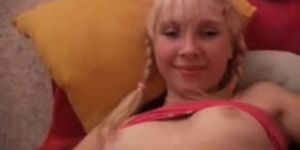 Blonde anal and swallow part 2