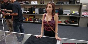 Big assed Latina fucked in the office