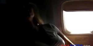 Masturbation on the plane