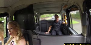 Busty female taxi driver pounded outdoors