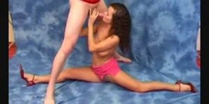 She is facefucked in very flexible positions and swallo