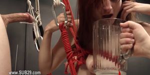 To much of rope and extreme BDSM submissive intercourse