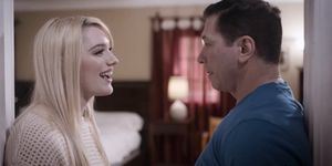 Step daddy John Strong almost caught by Kenna James