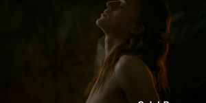 Rose Leslie completely naked scenes