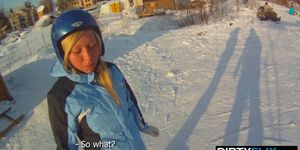 Jessy Brown - Snowboarder chick loves cock