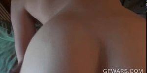 Sweet ass blonde nailed from behind in POV