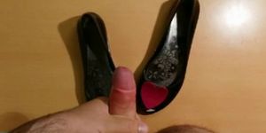Fuck and cum my 1st pair of ballet flats open toe balle