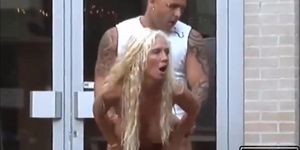 Filthy Blonde Milf Sucking Fucking And Swallowing In Pu