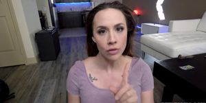 Chanel Preston slides her wet cunt onto stepsons young 