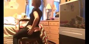 Housewife Does A Striptease