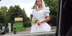 Runaway Bride Amirah gets strangers cock as revenge to 
