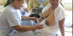 Pinay Filipina getting her huge breast milked