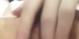 Chinese Girl Rubbing Her Clitoris