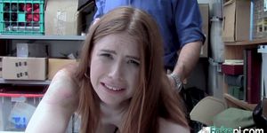 Redhead gets fucked hard in honor to St Patricks Day