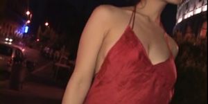 Asian Teen in Red dress Pure non - nude