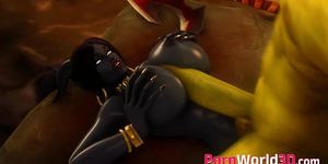 Sweet Heroes from Games Enjoying a Big Thick Cock