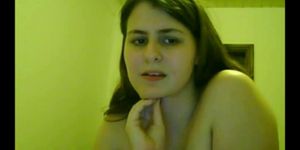 Horny Fat Chubby Teen GF fucking with her BF on Cam-P2