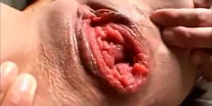 Gaping Stretched Pussy Close Up