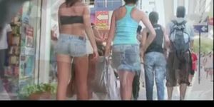 Tight Shorts In Public Streets BVR