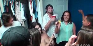 College teens playing nasty sex games at a dorm room pa