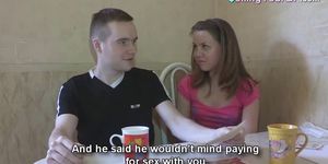 Girlfriend fucks to pay the bills