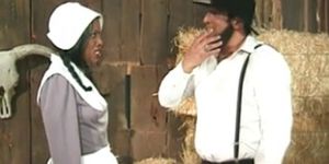 Amish farmer annalizes a black maid