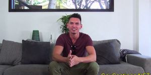 Dancer at gaycastings takes agents cock deep