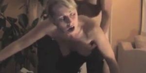Mature blonde fucked doggystyle