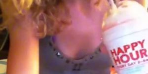 Blonde teen webcam show