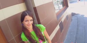 Real euro babe on spycam video drilled after getting pi